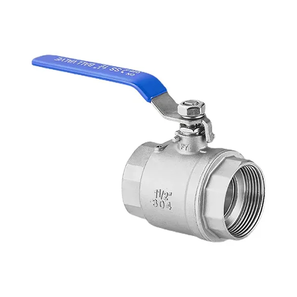 Two Piece Stainless Steel Threaded Ball Valve Two Piece Stainless Steel Threaded Ball Valve